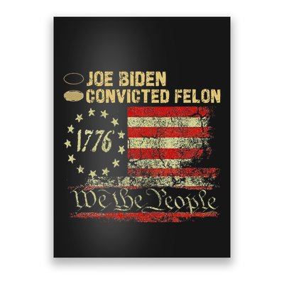 Ballot Paper Voting For Trump Poster