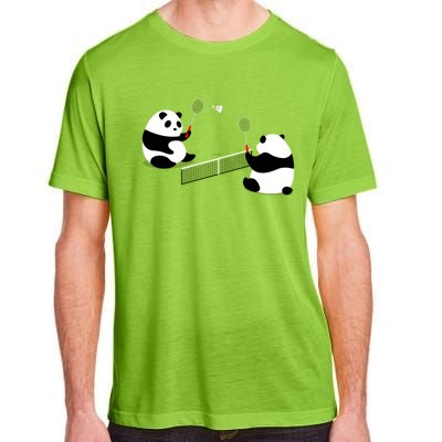 Badminton Panda Volley Gift Adult ChromaSoft Performance T-Shirt