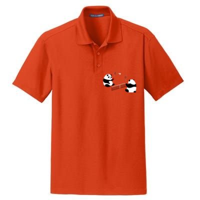 Badminton Panda Volley Gift Dry Zone Grid Polo