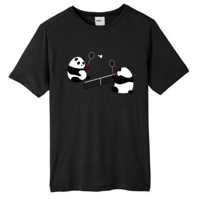 Badminton Panda Volley Gift Tall Fusion ChromaSoft Performance T-Shirt