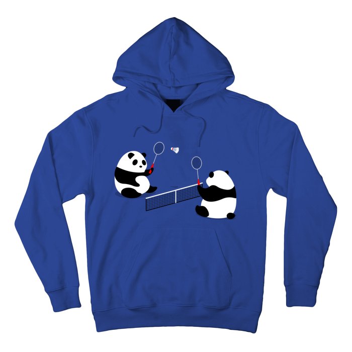 Badminton Panda Volley Gift Hoodie