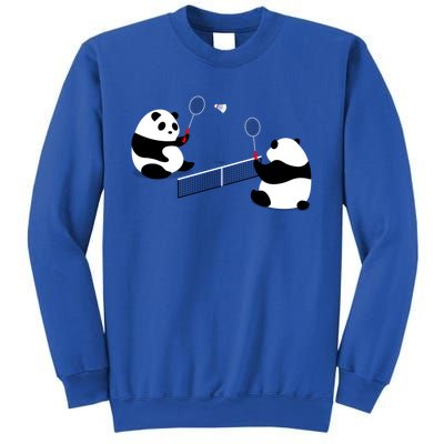 Badminton Panda Volley Gift Sweatshirt