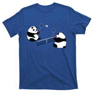 Badminton Panda Volley Gift T-Shirt