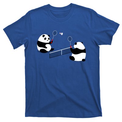 Badminton Panda Volley Gift T-Shirt