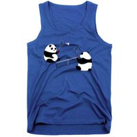 Badminton Panda Volley Gift Tank Top