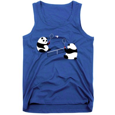 Badminton Panda Volley Gift Tank Top