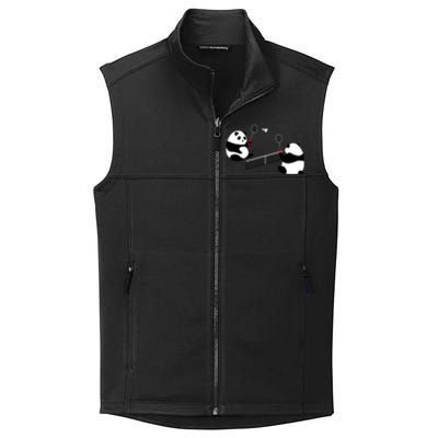 Badminton Panda Volley Gift Collective Smooth Fleece Vest