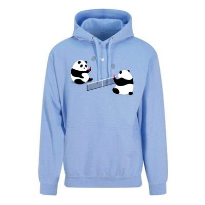 Badminton Panda Volley Gift Unisex Surf Hoodie