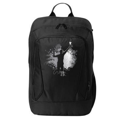 Badminton Player Vintage Badminton Great Gift City Backpack