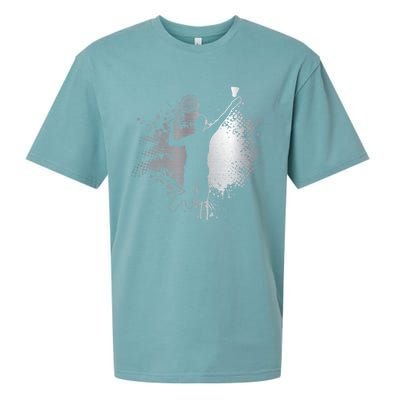 Badminton Player Vintage Badminton Great Gift Sueded Cloud Jersey T-Shirt