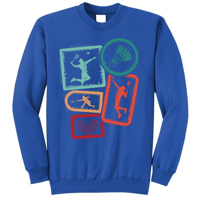 Badminton Player Vintage Badminton Meaningful Gift Sweatshirt