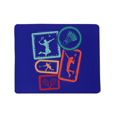 Badminton Player Vintage Badminton Meaningful Gift Mousepad