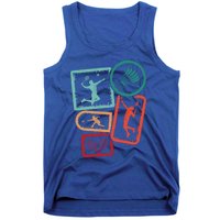 Badminton Player Vintage Badminton Meaningful Gift Tank Top