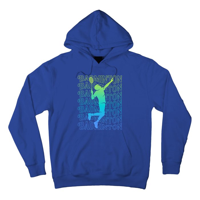 Badminton Player Vintage Badminton Meaningful Gift Hoodie