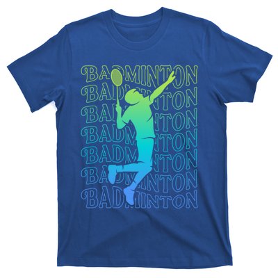 Badminton Player Vintage Badminton Meaningful Gift T-Shirt