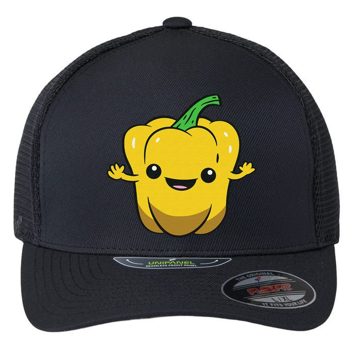 Bell Pepper Vegetable Love Bell Peppers Flexfit Unipanel Trucker Cap