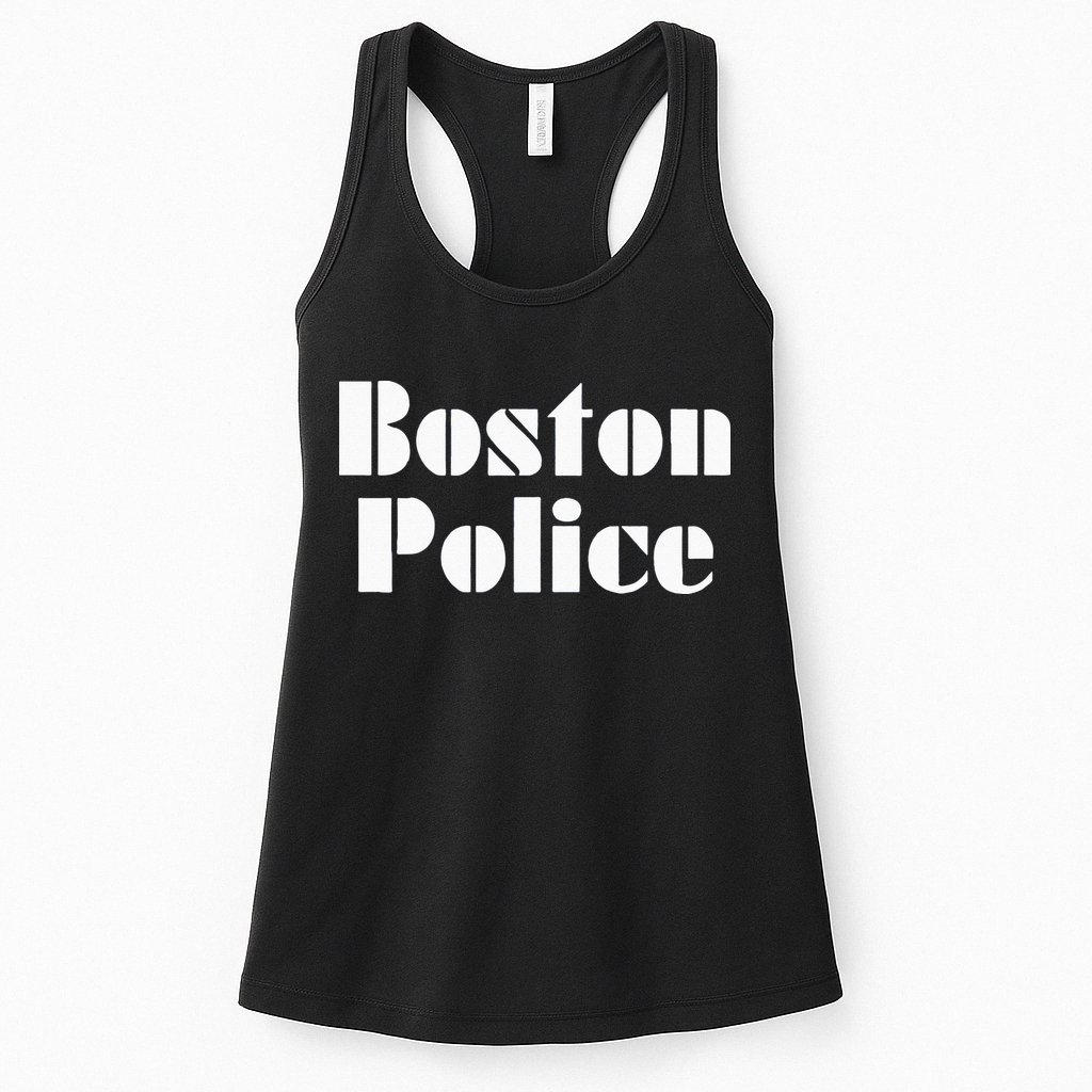 Boston Police Vintage BPD Womens Tank Top