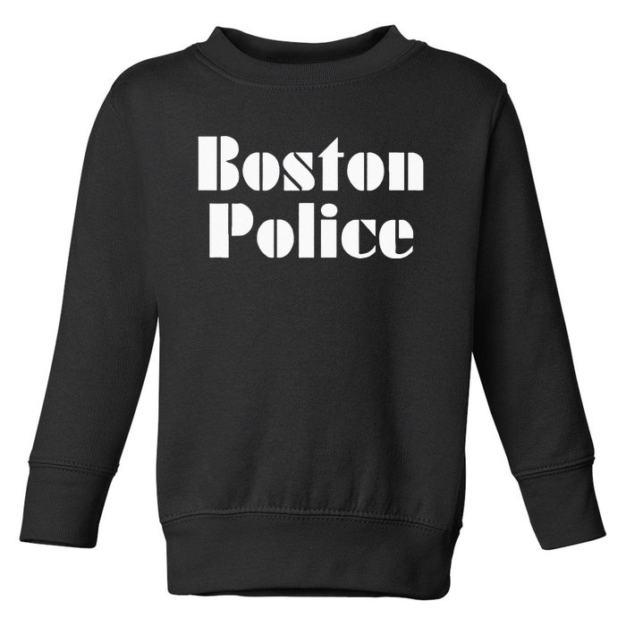 Boston Police Vintage BPD Toddler Sweatshirt