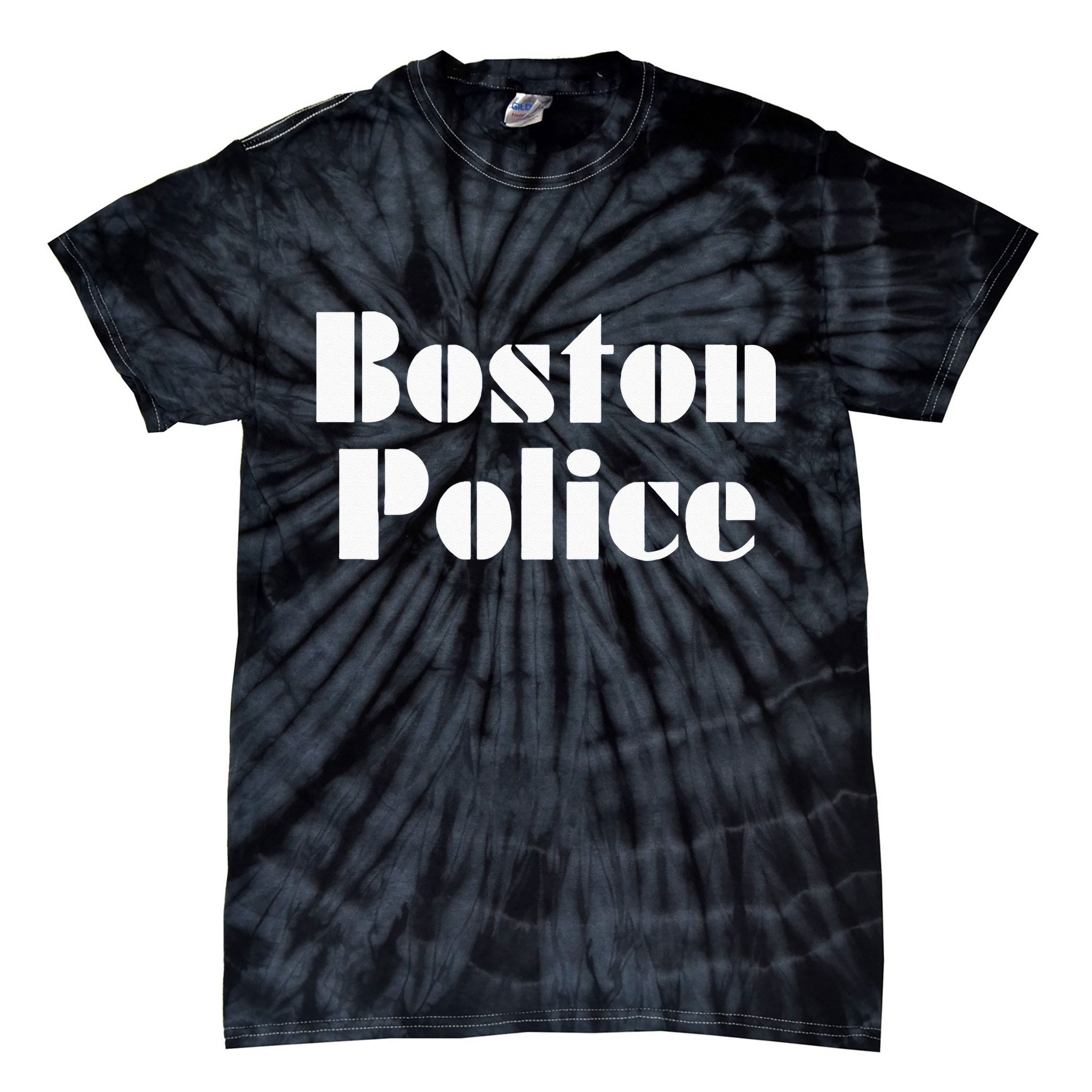 Boston Police Vintage BPD Tie-Dye T-Shirt