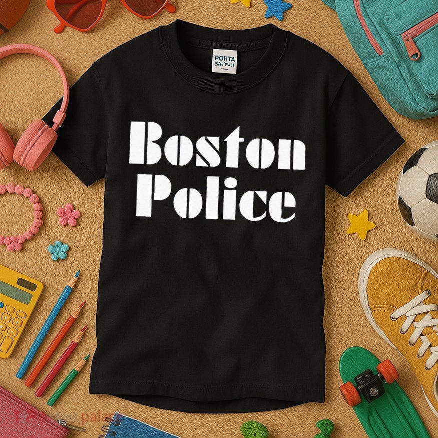 Boston Police Vintage BPD Kids T-Shirt