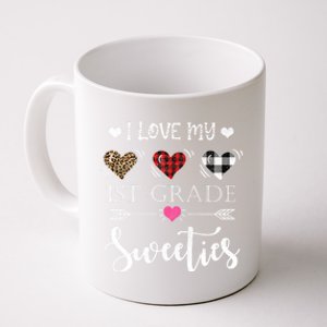 Buffalo Plaid Valentines Day 1st Grade Teacher Gift Coffee Mug