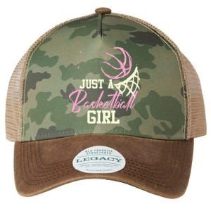 Basketball Player Women Just A Basketball Girl Basketball Legacy Tie Dye Trucker Hat