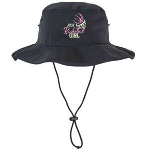 Basketball Player Women Just A Basketball Girl Basketball Legacy Cool Fit Booney Bucket Hat