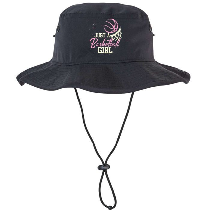 Basketball Player Women Just A Basketball Girl Basketball Legacy Cool Fit Booney Bucket Hat