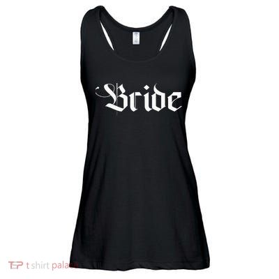 Bachelorette Party Wedding Honeymoon New Goth Bride Ladies Essential Flowy Tank
