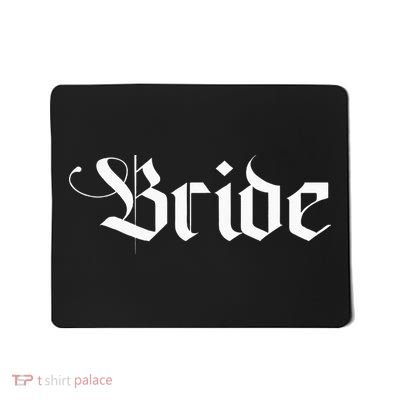 Bachelorette Party Wedding Honeymoon New Goth Bride Mousepad