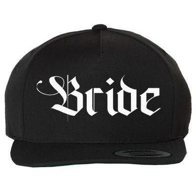 Bachelorette Party Wedding Honeymoon New Goth Bride Wool Snapback Cap