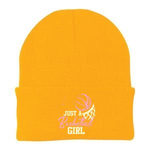 Basketball Player Women Just A Basketball Girl Basketball Knit Cap Winter Beanie