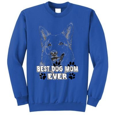 Best Pembroke Welsh Dog Mom Ever Simple Line Art Cute Great Gift Sweatshirt