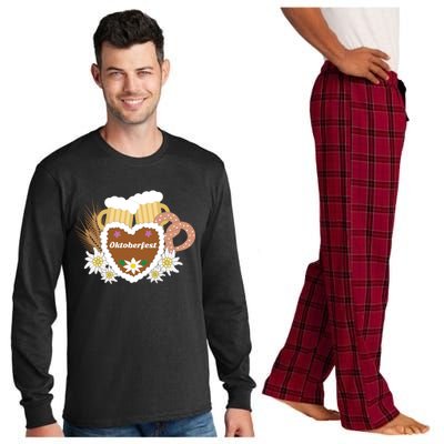 Beer Pretzel Wheat Oktoberfest Ing Gery Funny Gift Long Sleeve Pajama Set