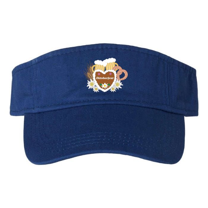 Beer Pretzel Wheat Oktoberfest Ing Gery Funny Gift Valucap Bio-Washed Visor