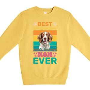 Best Pembroke Welsh Corgi Mom Ever Dog Lover Mom Gift Premium Crewneck Sweatshirt