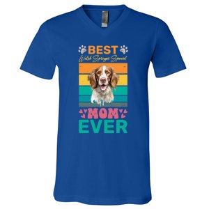 Best Pembroke Welsh Corgi Mom Ever Dog Lover Mom Gift V-Neck T-Shirt