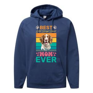 Best Pembroke Welsh Corgi Mom Ever Dog Lover Mom Gift Performance Fleece Hoodie