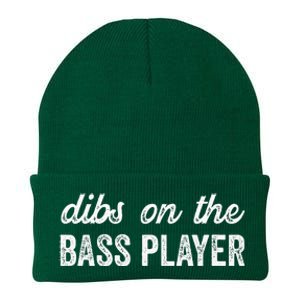 Bass Player Wife Dibs On The Bass Player Knit Cap Winter Beanie