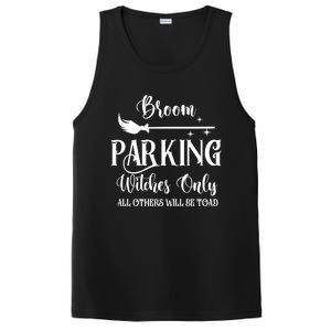 Broom Parking Witches Only Spooky Halloween Novelty Item Gift PosiCharge Competitor Tank