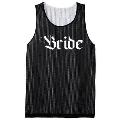 Bachelorette Party Wedding Honeymoon New Goth Bride Mesh Reversible Basketball Jersey Tank