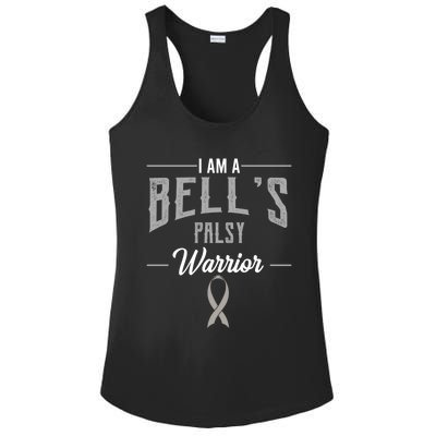 Bell's Palsy Warrior Idiopathic Facial Paralysis Supporters Cute Gift Ladies PosiCharge Competitor Racerback Tank