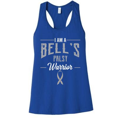 Bell's Palsy Warrior Idiopathic Facial Paralysis Supporters Cute Gift Women's Racerback Tank