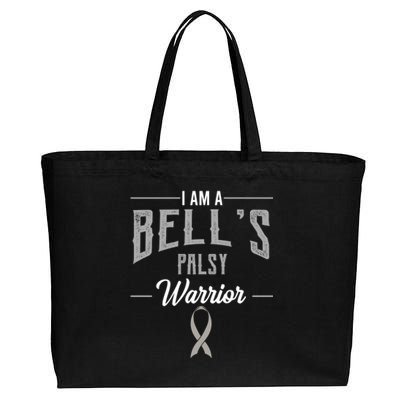 Bell's Palsy Warrior Idiopathic Facial Paralysis Supporters Cute Gift Cotton Canvas Jumbo Tote