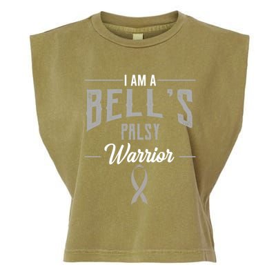 Bell's Palsy Warrior Idiopathic Facial Paralysis Supporters Cute Gift Garment-Dyed Women's Muscle Tee