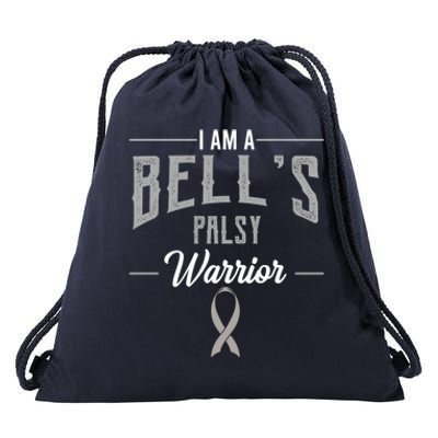 Bell's Palsy Warrior Idiopathic Facial Paralysis Supporters Cute Gift Drawstring Bag