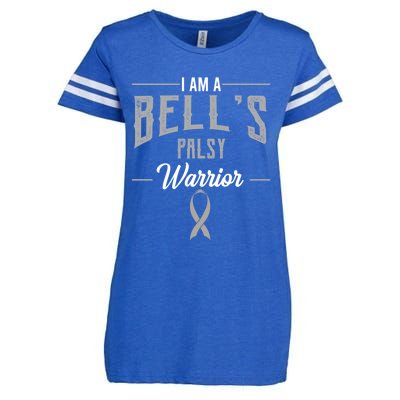 Bell's Palsy Warrior Idiopathic Facial Paralysis Supporters Cute Gift Enza Ladies Jersey Football T-Shirt