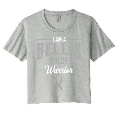 Bell's Palsy Warrior Idiopathic Facial Paralysis Supporters Cute Gift Women's Crop Top Tee