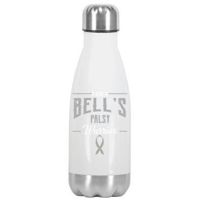 Bell's Palsy Warrior Idiopathic Facial Paralysis Supporters Cute Gift Stainless Steel Insulated Water Bottle