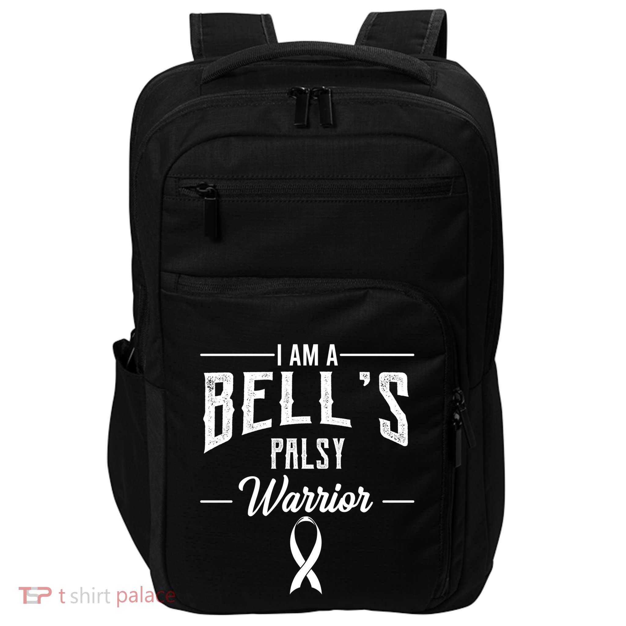 Bell's Palsy Warrior Idiopathic Facial Paralysis Supporters Gift Impact Tech Backpack